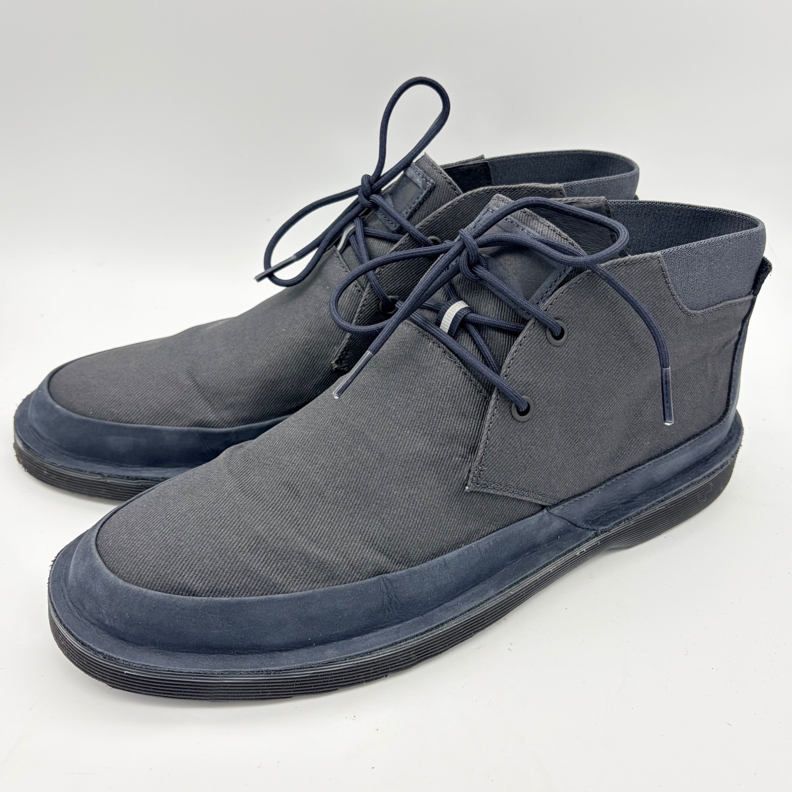 Camper Morrys Mens Navy Blue Textile Leather Chukka Boots EU 43 US 10 Techwear