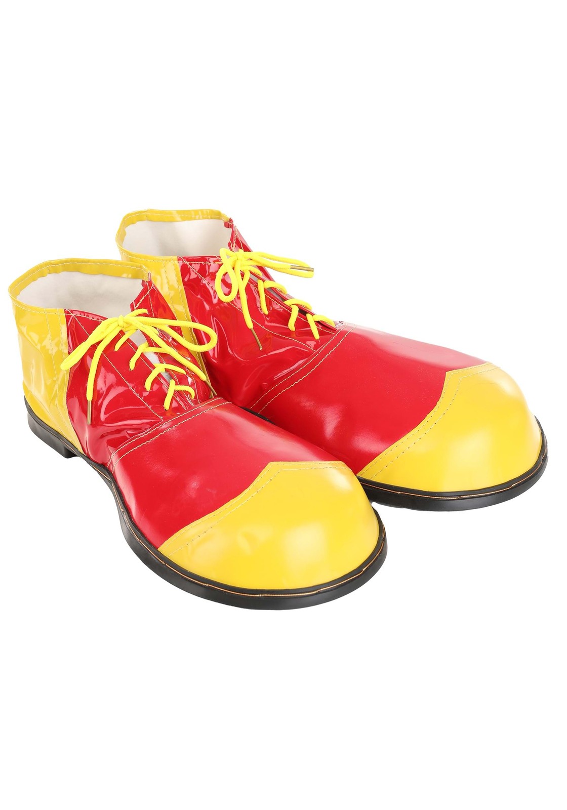 Red and Yellow Jumbo Shoe for a Clown