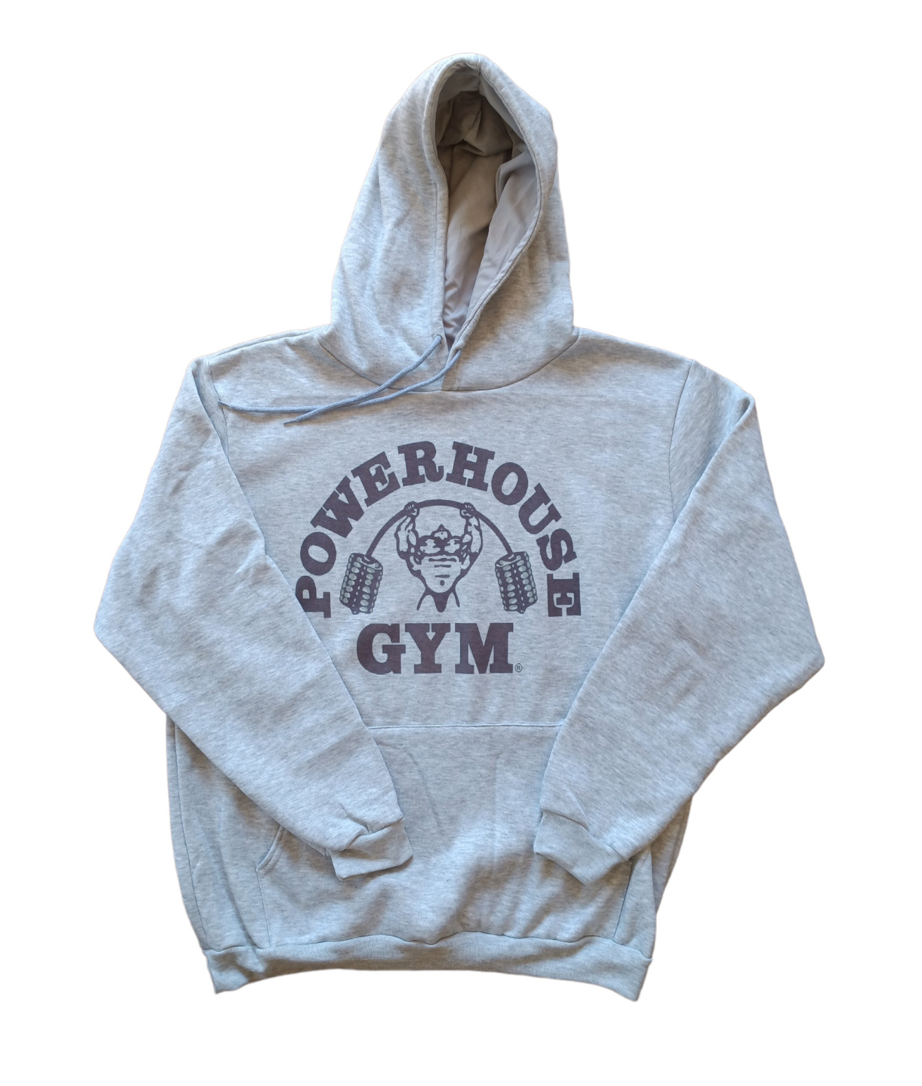 POWERHOUSE GYM old school logo hoodie - weights-fitness-muscle tee