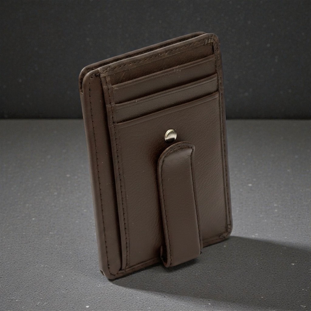 Leatherboss Mens RFID Money Clip Minimalist Front Pocket Wallet - New STYLE
