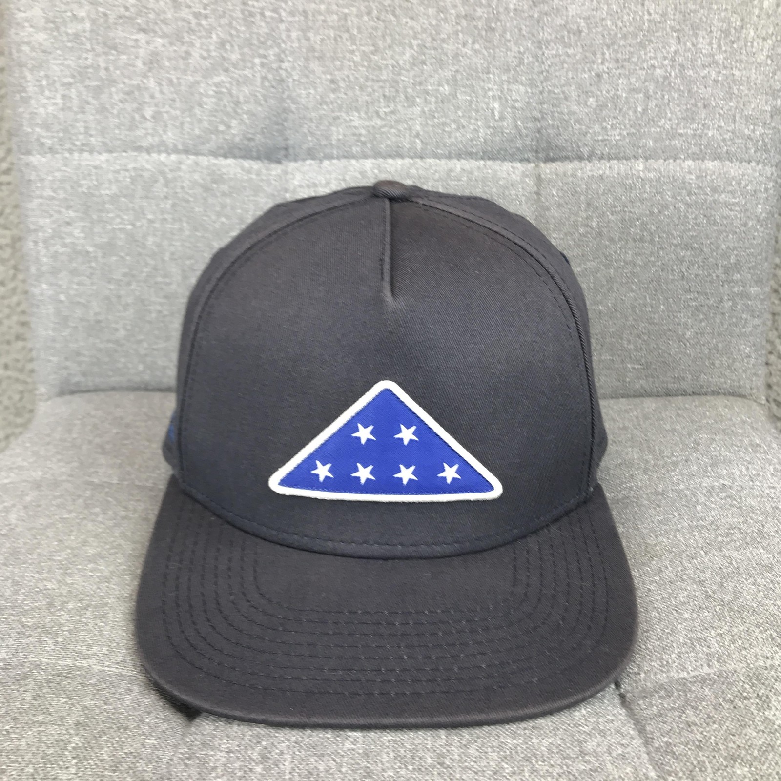 Pukka American Dunes Golf Hat Cap Snap Back One Size Blue Mens Camo Patriotic