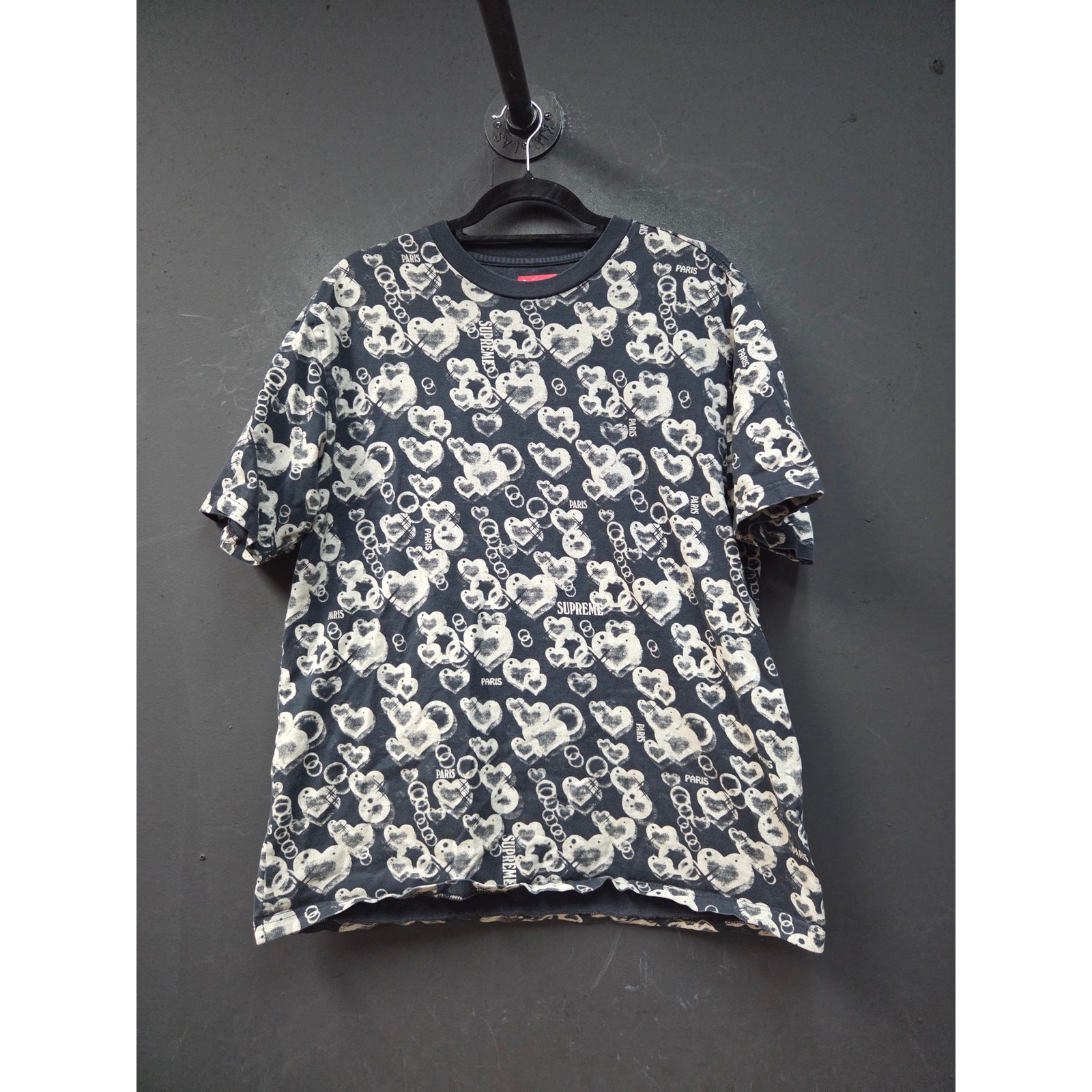 Supreme Hearts S/S Top Tee Size Medium