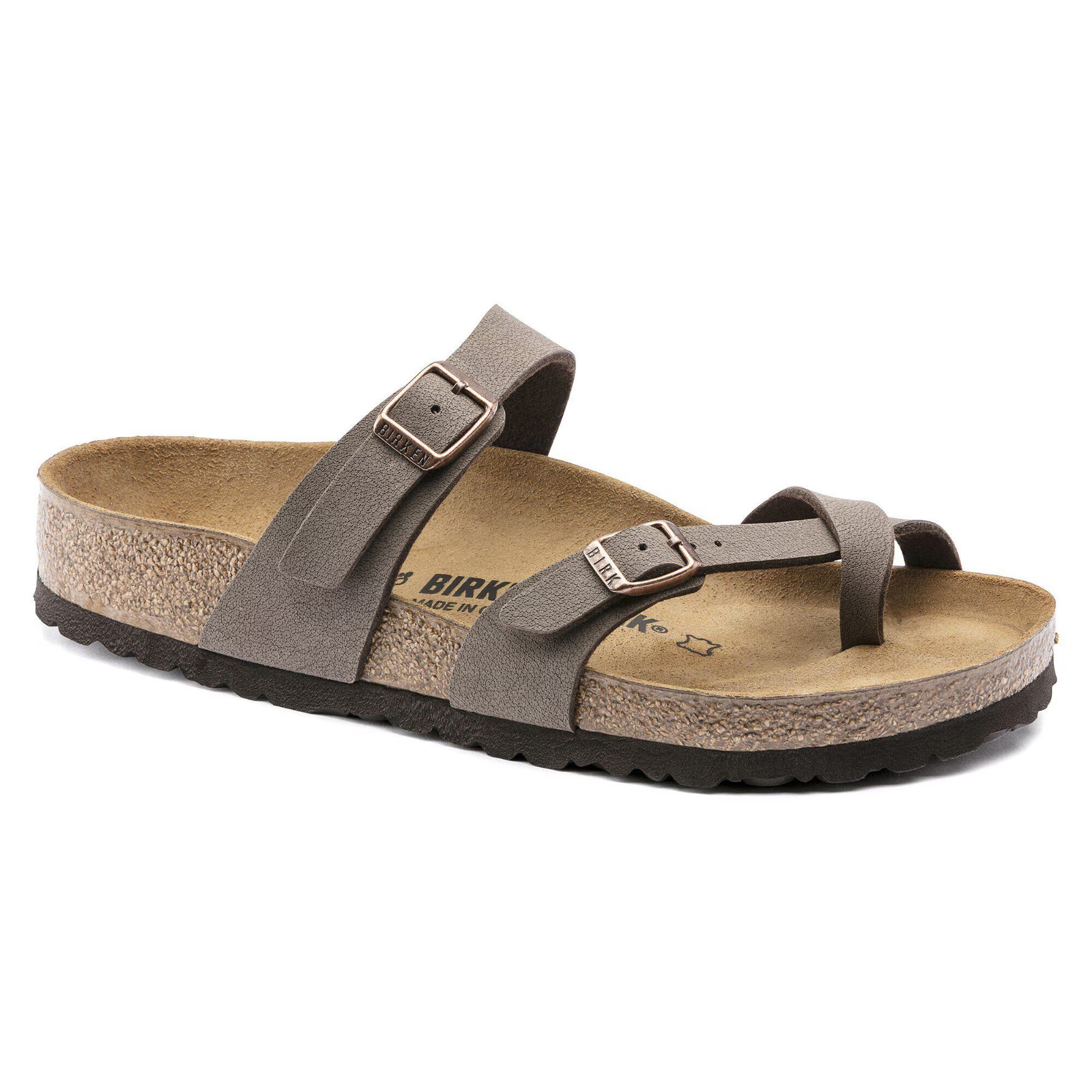 Birkenstock Mayari Mocha Birko-Flor Women\'s Sandals – Regular Fit Sizes 37–41