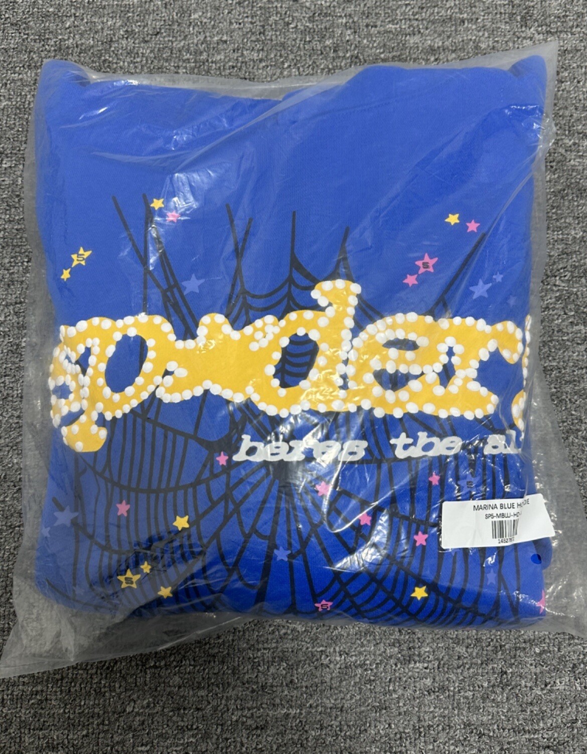 *Hot* ~Free Shipping~ Sp5der TC Hoodie Blue Brand New | Sizes: S M L XL