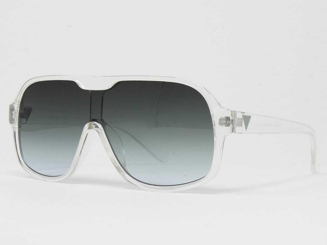 Guess Men\'s Sunglasses GF0368S Color 26W Crystal Size 138mm Shield Plastic