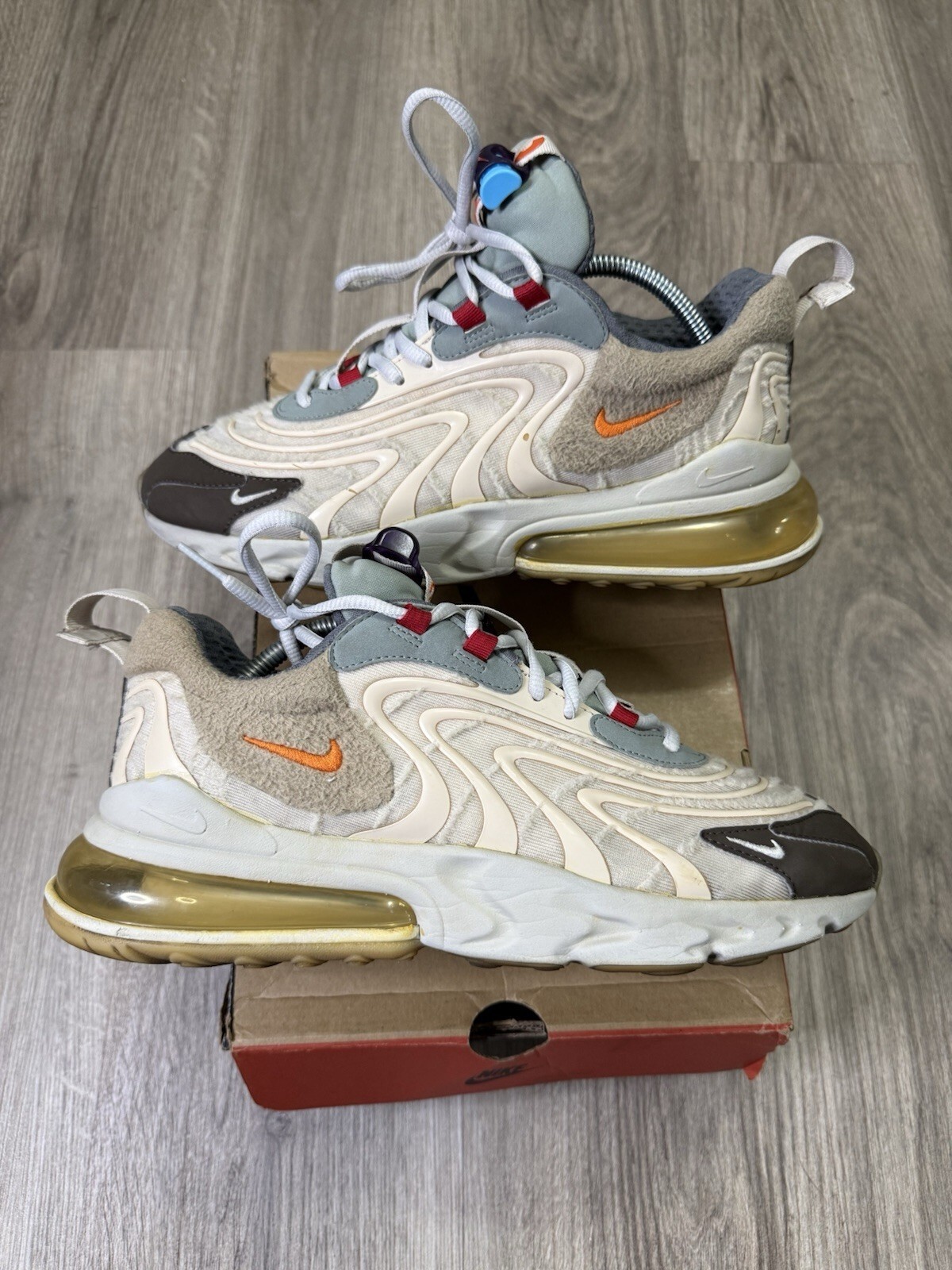Size 10.5 - Travis Scott x Nike Air Max 270 React ENG Cactus Trails