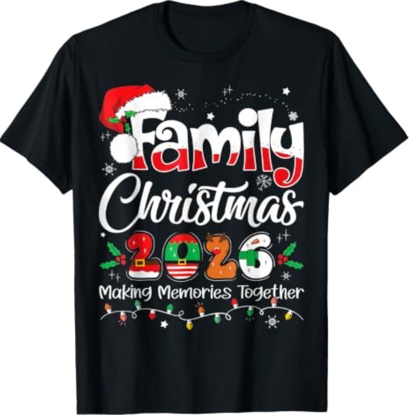 Family Christmas 2026 Matching Family Christmas Xmas T-Shirt
