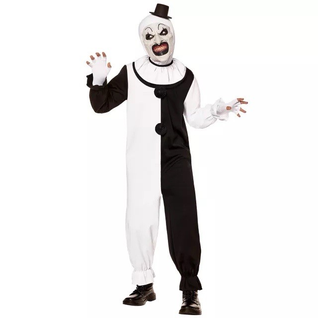 01729383 Spirit Halloween Kids Art the Clown Costume - Terrifier Size Varies