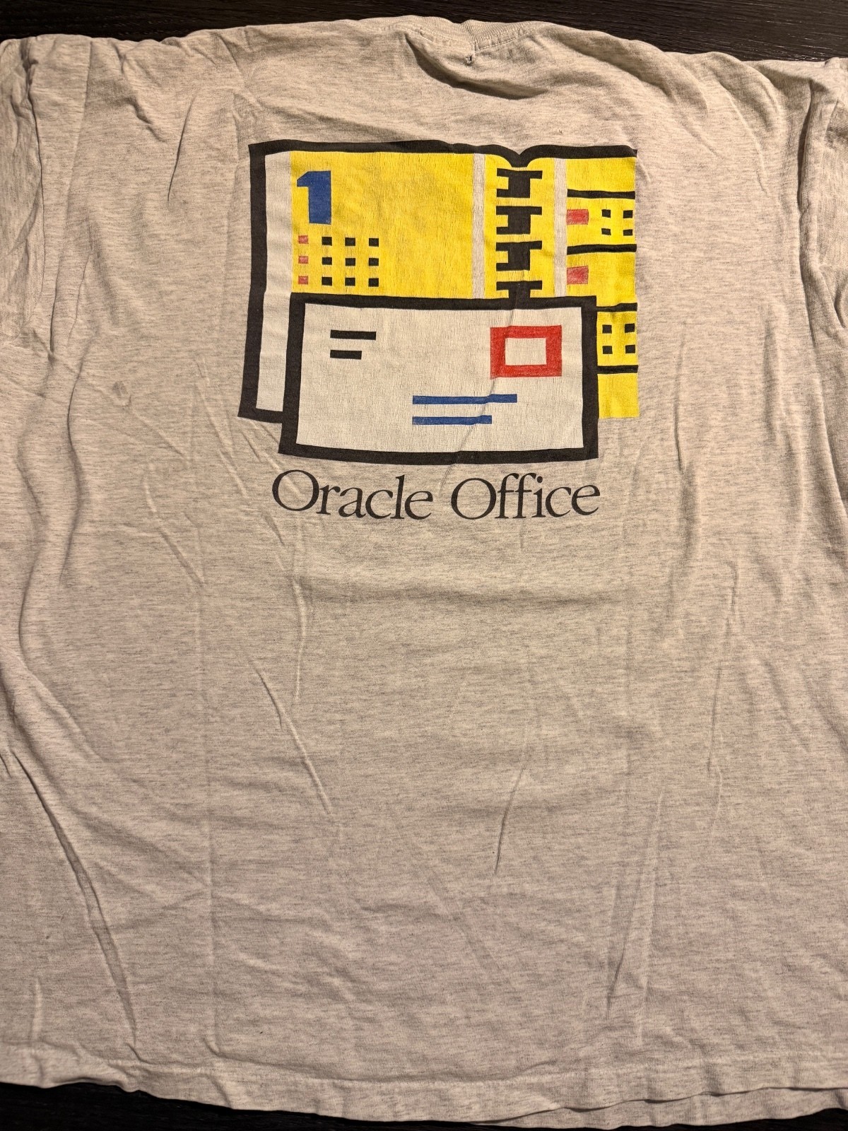 Grail Vtg 90s Oracle Office Team Graphic Tee XL
