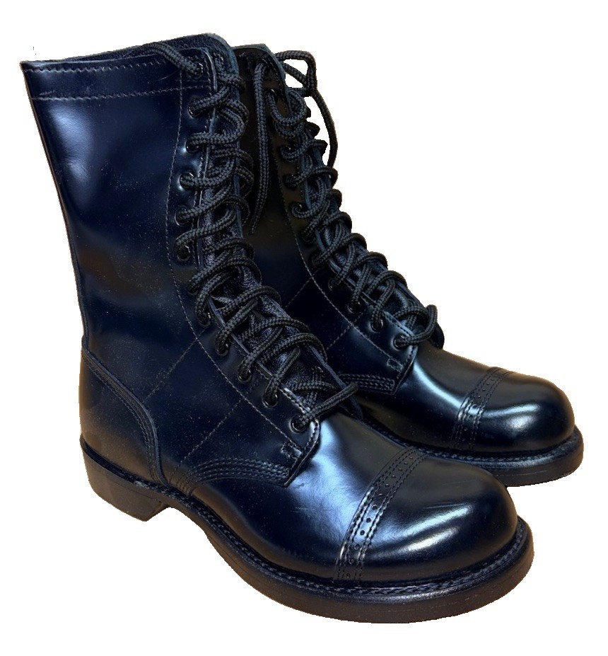 New Corcoran 1500 Mens 8.5 E Black Leather 10\