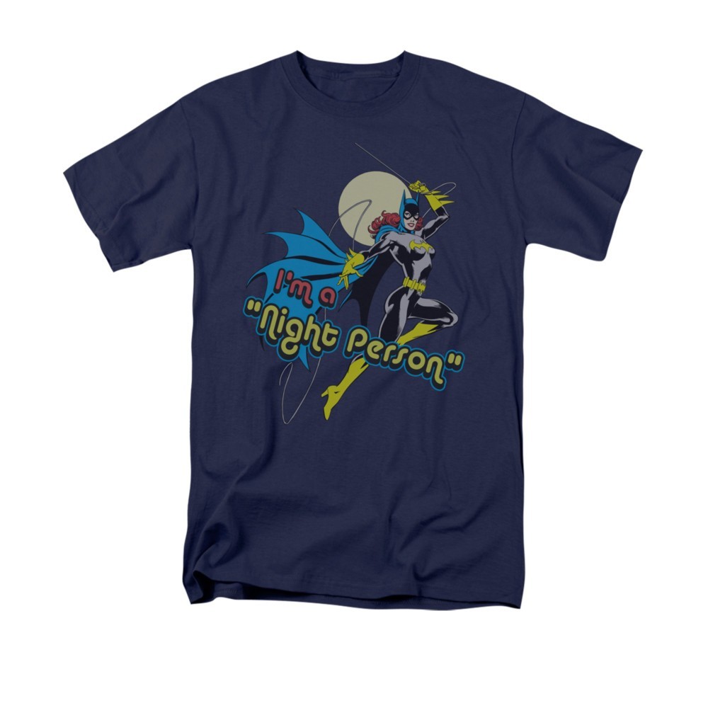 DC COMICS BATGIRL NIGHT PERSON Licensed Adult Men\'s Graphic Tee Shirt SM-5XL