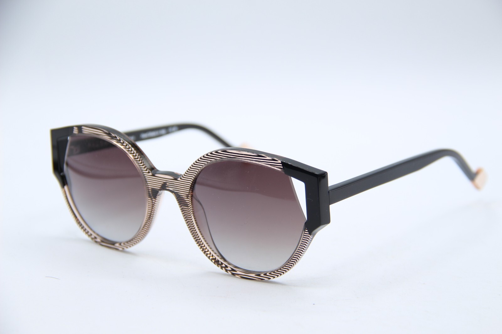 NEW FACE A FACE SPLIT 1 COL 4321 BROWN BLACK AUTHENTIC FRAMES SUNGLASSES 51-21
