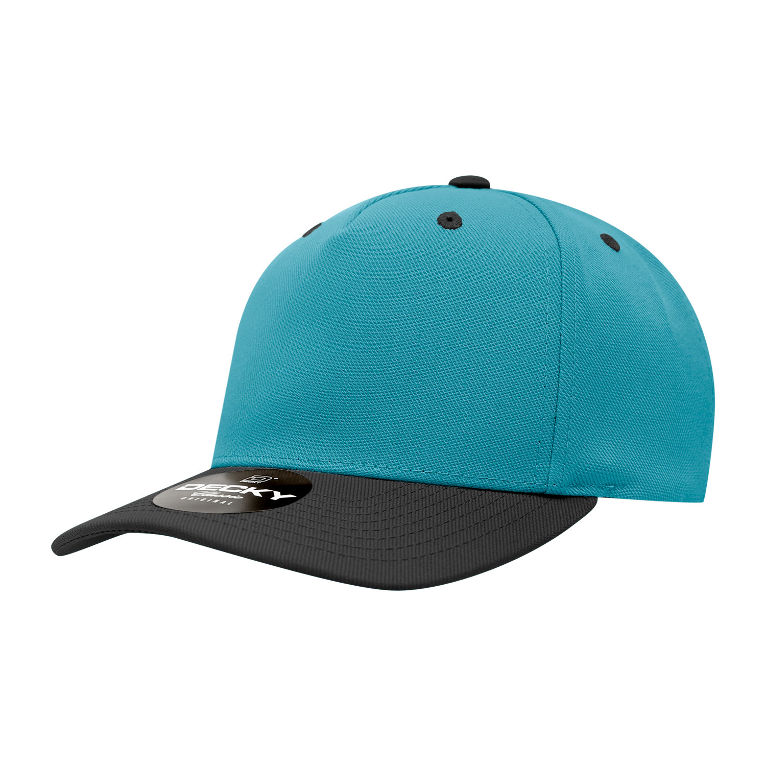 2/3/5/10 Pack Of Decky Unisex Lot 5 Panel Structured Polyester Cap - 6038