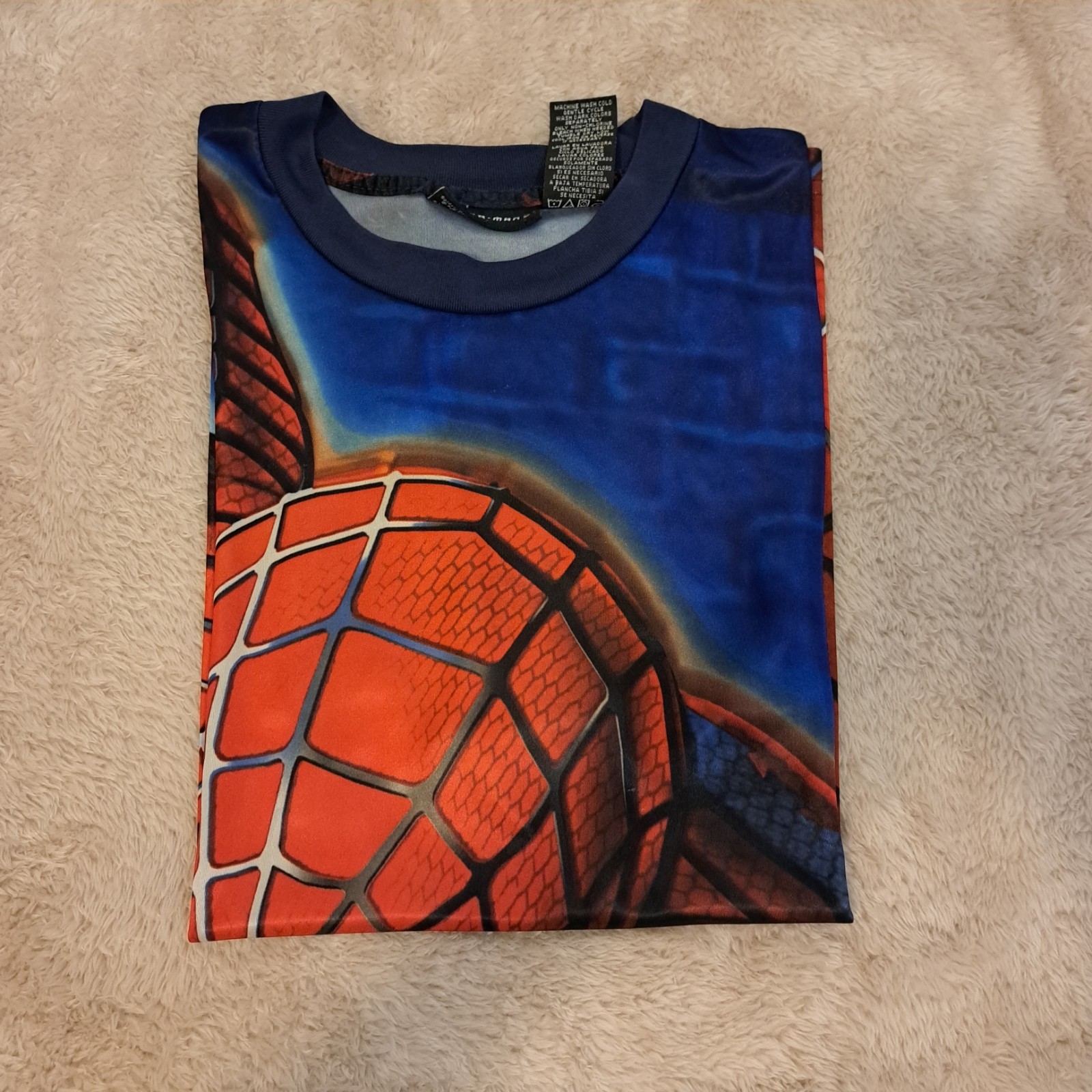 Vintage 2004 Spider-Man 2 Movie Promo T-Shirt Boys 16/18 All Over Print...
