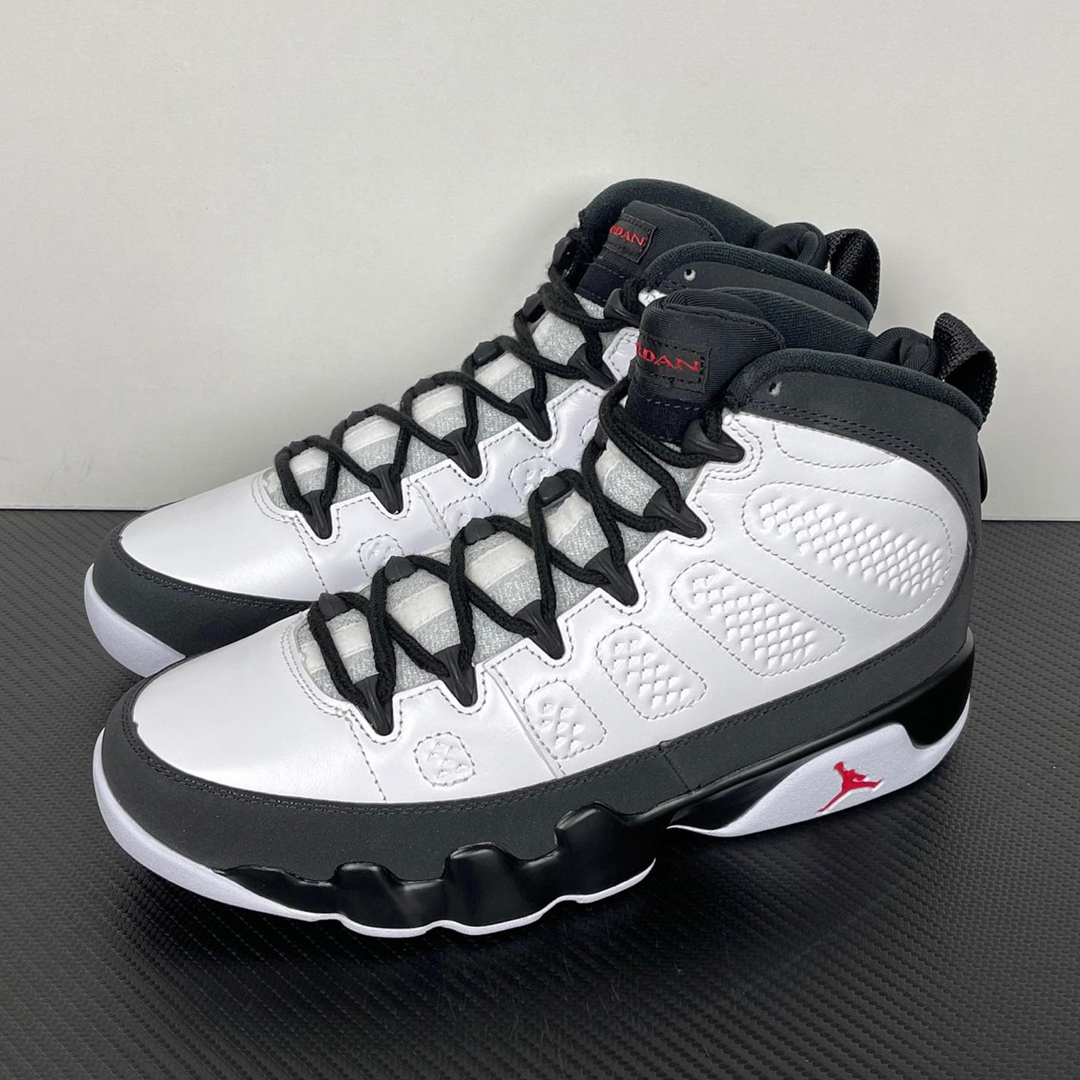 2026 Air Jordan 9 Retro OG Space Jam Men White Red Black Retro Sneaker