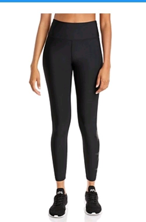 NWT Aqua Athletic Foil Star High Rise Ankle Leggings Small Bloomingdales Exclu