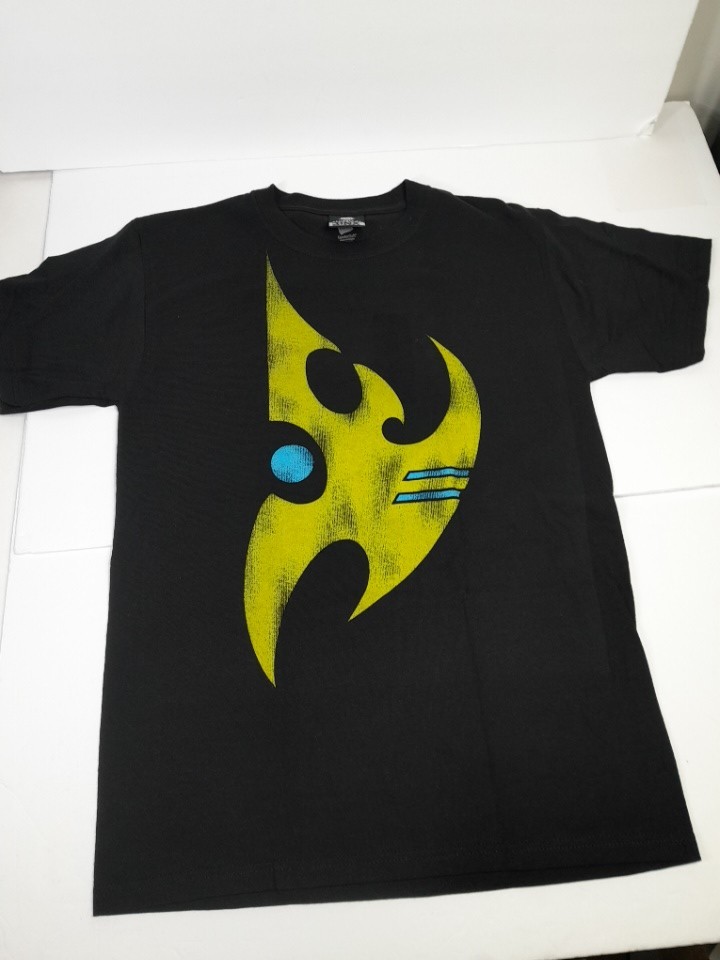 Vintage Y2K Blizzard StarCraft Logo Graphic by Jinx Tag Black T-Shirt - Sz S