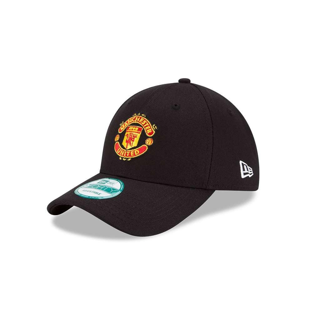 New Era Men\'s 9Forty Manchester United Cap Baseball Cap, Black (Team), One Size