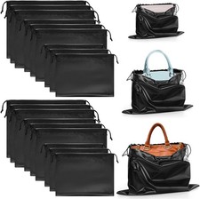 18 Pcs Dust Bags for Purses Handbags Satin Purse Storage OrganizerwithDrawstring picture