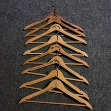 Vintage Mid Century Hangers Lot of 8 - Sheraton, LaGuardia, Poconos, Advertising picture