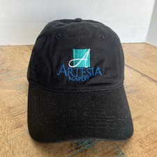 Artesia Naples Hat Adjustable Adult Size OSFA Black Hat Baseball Cap picture