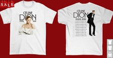 Classic New Celine Dion Paris 2026 Tour Cotton  S-235XL T-Shirt N56.94 picture