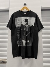 RARE Vintage 1990s Madonna Blond Ambition Tour Photo NSFW Black Fotl Sz Xl picture
