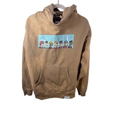 Diamond Supply Co x Bored Ape Yacht Club Hoodie Men's Med Brown NFT Streetwear picture