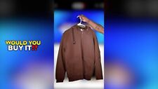 David Outwear Marziano  Saddle Brown Leather Jacket Size L  picture