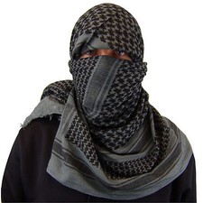 Military Army Shemagh Tactical Desert Keffiyeh Scarf 100% Cotton Scarves Roman  picture