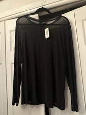 Torrid Sheer Black Layering Top picture
