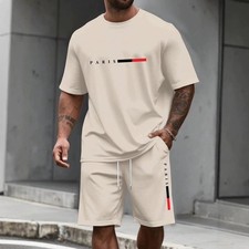 Printed Mens Two-Piece Sports Suit picture