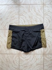 Prada Sport Swim Shorts Black Khaki Colorblock Size 50 picture