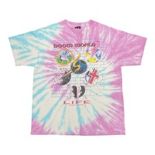 Saint Michael x Lastman Doom Logo Short Sleeve Tee Shirt Tie-Dye Multi picture