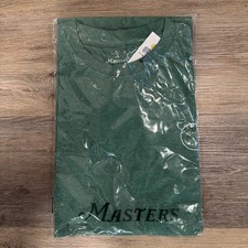 RARE New Masters 2026 T Shirt Men's Large Green NWT Bought at 2026 Masters ⛳️  picture