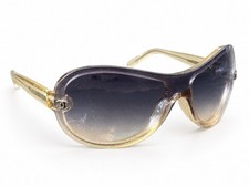 Y2K Chanel 5066 Shield Sunglasses Pink Ombre CC Logo Made In Italy picture