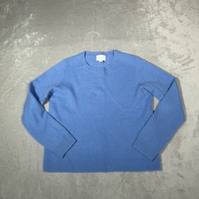 Caslon Cashmere Sweater Womens Large Blue Pullover Outdoors Casual Luxury picture