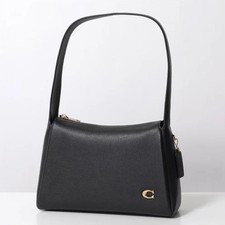 COACH Lola Small Shoulder Bag Leather Black CCC45 F/S JP picture