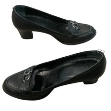 Bally Womens Dalina Pumps EU 37 US 6.5 Black Classic Old Money Academia Career picture