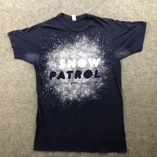 Vintage Snow Patrol Shirt Mens Small Blue Taking Back The Cities 2009 Tour * picture
