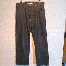 Levi’s Men’s Relaxed Straight Jeans Dark Wash Blue Denim Mid Rise 5-Pocket picture