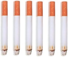 6 Fake Puff Cigarettes - Fake Magic Smoke Trick Gag Prop Costume Accessory Toy picture
