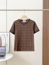 NWT COACH Women's BROWN signature t SHIRT 100% Cotton picture