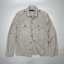 AllSaints Shirt Men M Sapper Military Thick Heavyweight Shacket Hunting Safari picture