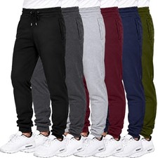 6-Pack Men's Heavyweight Fleece Jogger Sweatpants Modern Fit (Size- S-2XL) FS picture
