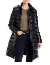 MONCLER Women’s McKinley Giubbotto Down Puffer Coat Jacket Black SMALL Italy-1 picture