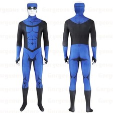 Mark Grayson Cosplay Invincible Season4 Costume Blue Elastic 3D Printed Zentai S picture