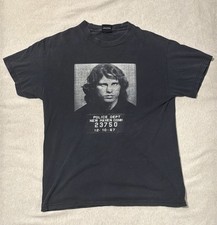 Vintage The Doors Jim Morrison 1967 Mugshot T-shirt Medium picture