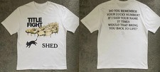 Title Fight Shed Album Hardcore Punk Emo Band White Graphic T-Shirt Unisex picture