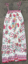 NWT Flying Tomato Women’s Maxi Dress Size Medium Red Floral With Ruffles Flowing picture